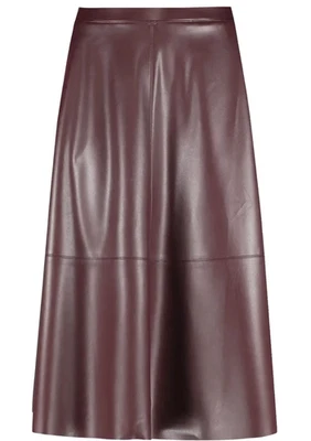 Samoon Lederrock Gr. 44 100€ Damenrock Stiefelrock A-Linien Rock - Bild 1 von 2