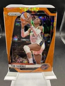 2024 Panini Prizm WNBA Tami Fagbenle Indiana Fever Orange Ice Prizm - Picture 1 of 2
