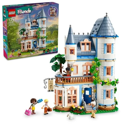LEGO Friends Castle Hotel Toy Birthday Gift, Building Blocks, for Girls and Boys - Image 1 of 4