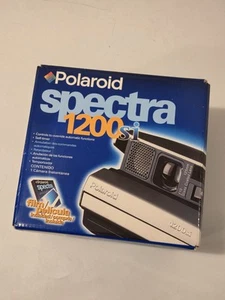 Nueva caja de cámara de película instantánea Polaroid Spectra 1200si, correa, manual y papel fotográfico - Imagen 1 de 6