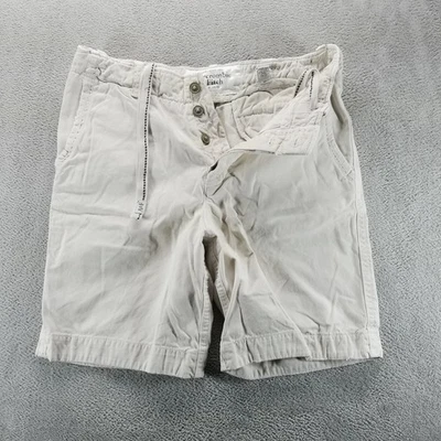 VTG Abercrombie Fitch Shorts Mens 33 Tan Straight 10" Preppy Y2K Button Fly - Image 1 of 4