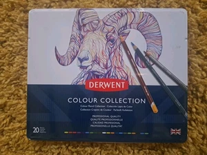 DERWENT Colour Pencil Collection - Set of 24 in Tin BRAND NEW - Picture 1 of 3