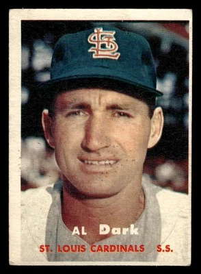 1957 Topps #98 Al Dark *2* - en muy buen estado *TedsCardShack* Foto 1 de 2