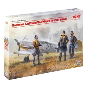 Kit modelo plástico ICM32101 escala 1:32 pilotos alemanes de la Luftwaffe 1939-1945 kit modelo - Imagen 1 de 6
