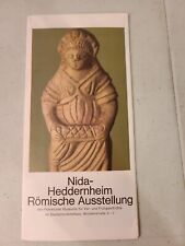 Roman exhibition Frankfurt Museum for Prehistory, German Retro Brochure Booklet