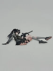 PEGATINA ANIME ILLPRO X WHITEPHOSPHOR MP7 NO NIEBLA SUPDEF GBRS SC IRREGULARS - Imagen 1 de 1