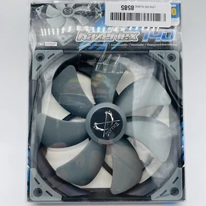Kazeflex 140mm Computer Case Fan W/ 4 Pin Accessory (PWM) MTTF Low Noise 1200rpm - Picture 1 of 5