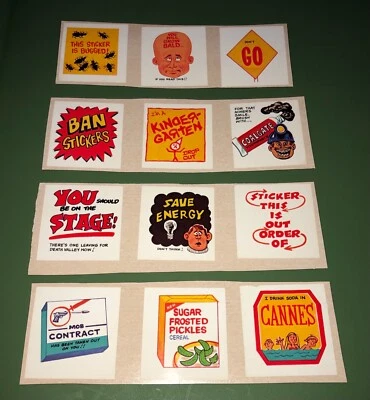 12 Vintage 1980’s Scholastic Stickers Group #3 Weekly Reader Never Used Sticker - Image 1 of 4