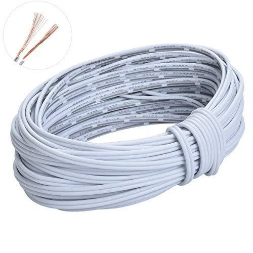 20m66ft 20awg 2pin Extension Cable Wire Cord Line for Single Color LED Strip T