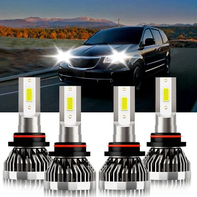 Kit de faros LED súper brillantes de haz alto bajo para Chrysler Voyager 2020-2020 Foto 1 de 4