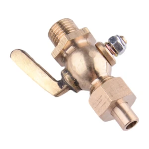 Brass Petrol Fuel Taps G 1/4 Fit For Vintage Style Motorcycle Replace - Picture 1 of 5