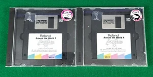 Roland Micro Floppy Disc Around the World 2 & 4 - Picture 1 of 3