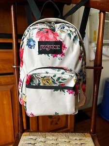 JANSPORT FLORAL HALF PINT FX MINI BACKPACK IMMACULATE - Picture 1 of 9