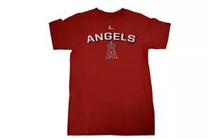 Majestic MLB Mens Los Angeles Angels Baseball Red Shirt NWT S - Picture 1 of 1