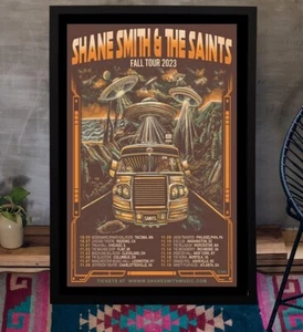 Poster vtg 2023 - Shane Smith & The Saints Fall 2023 Tour Poster, gift for fans - Picture 1 of 8