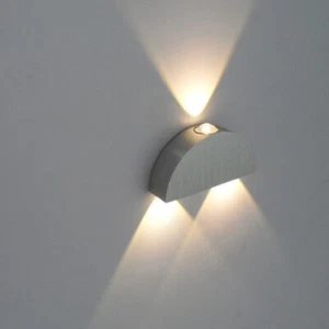 Sicircle 3W LED Indoor Wall Light Up/Down Lighting Dimmable/N Aisle Lamp Fixture - Picture 1 of 21