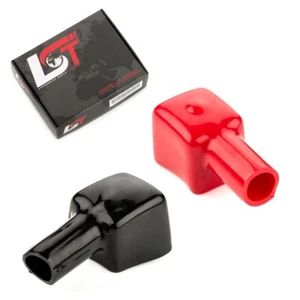 Juego de tapas protectoras de polos de batería rojo negro negativo positivo para PEUGEOT - Imagen 1 de 10