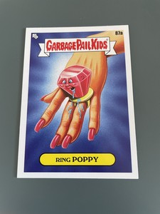Garbage Pail Kids 2021 Food Fight Base Card 87a Ring Poppy