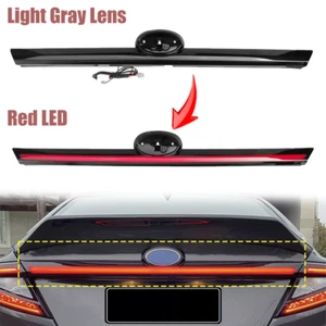 Light Gray Lens Red LED Trunk Light Bar DRL Brake Light For 2022-2023 Subaru WRX - Picture 1 of 12