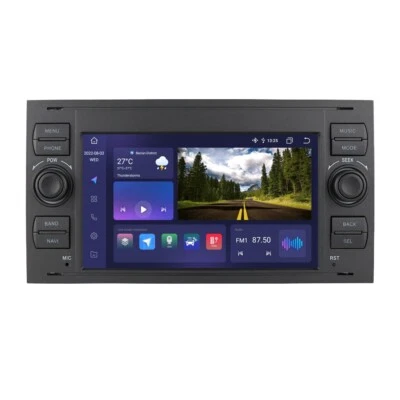 Rádio de carro Android 12 4G navegação GPS para Ford C-Max 2006 2007 2008 2009 2010 - Imagem 1 de 4