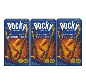 Glico Pocky Almond Crush Type 3 Box Set 2 Pack @ Box Made in Japan Ship from USA - Picture 1 of 4