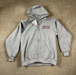 Boston Red Sox Hoodie Sweatshirt Full Zip Size S MLB Majestic NWT $50 - Picture 1 of 9