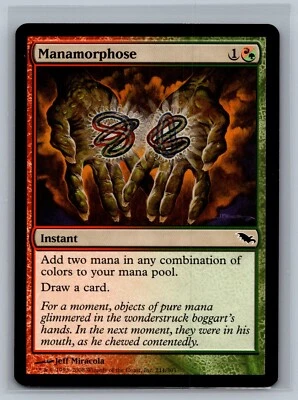 Magic The Gathering Shadowmoor Manamorphose #211/301 MTG TCG CCG - Image 1 of 2