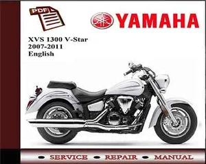 Yamaha XVS1300 V-Star 2007 - 2011 Service Repair Workshop Manual on CD - Picture 1 of 1
