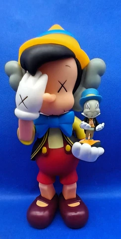 LAST ONE Kaws Toy Disney Pinocchio & Jiminy Cricket Companion Figures  27cm BNIB Cover