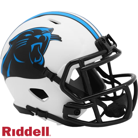 Carolina Panthers Lunar Eclipse Alternate Speed Mini Helmet Replica Riddell Cover