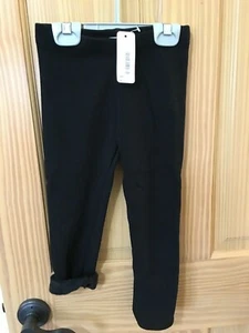 NWT Gymboree Cozy Leggings Black Girls 4,5/6 - Picture 1 of 1