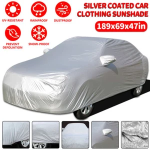 170T Car Cover Waterproof All Weather for car Full car Cover Rain Sun Protection - Picture 1 of 12