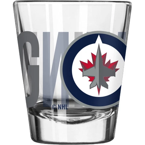 Winnipeg Jets Overtime 2oz. Shot Glass Cover