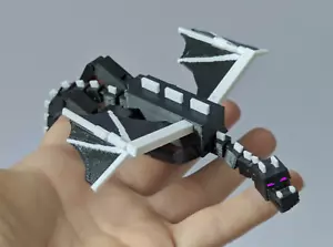Articulated Minecraft Ender Dragon, Flexi Fidget Toy, 3D Printed - Picture 1 of 89