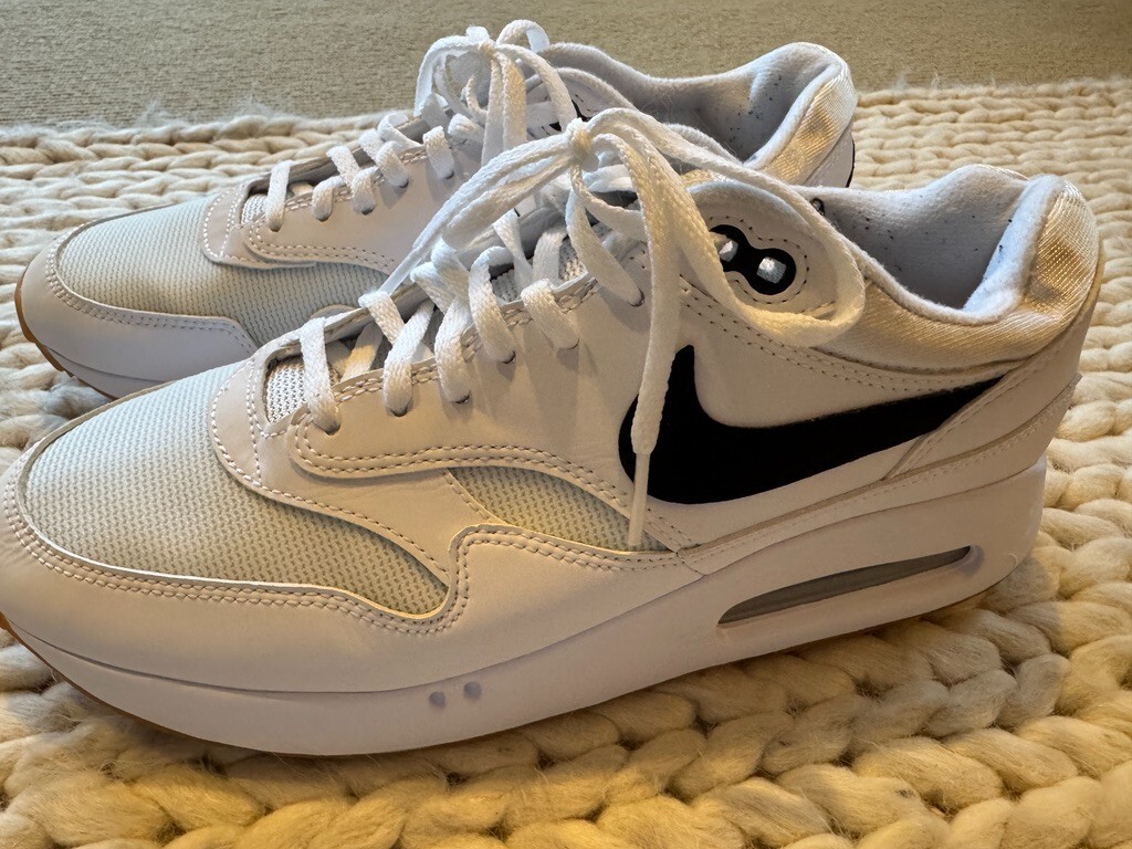 Nike Air Max 1 Golf White Black for Sale | Authenticity Nike Air Max 1 Golf White Black for Sale | Authenticity