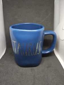 Taza Rae Dunn Taurus Zodiac azul marino - Imagen 1 de 2