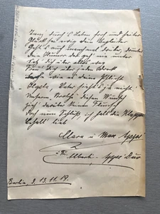 ALBERTI & APPÉ (1919) Variete Vintage Firmado Album Página 11x16 Autógrafo - Imagen 1 de 2