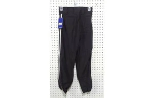 Reebok Boys (M) pro+knicker baseball pants (blck w wht stripe  lot of 5 pair - Picture 1 of 5