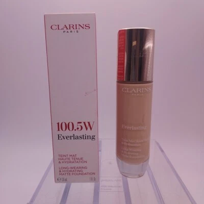 Clarins Everlasting Long Wearing  Hydrating Matte Foundation 100.5W CREAM - Image 1 of 4