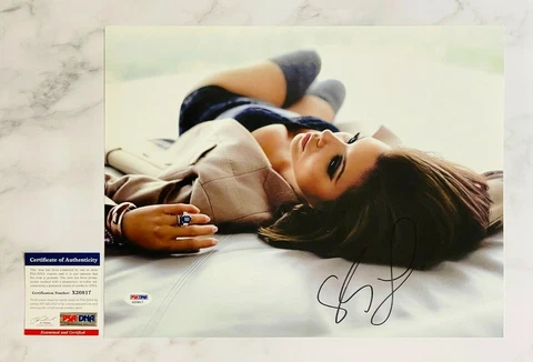 Eva Longoria signed auto autograph 11x14 photo Housewives SEXY PSA DNA Cover