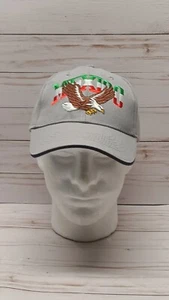 New Without Tags Mexico Eagle Embroidered Hat Cap Adjustable Hook &loop - Picture 1 of 8