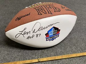 Len Dawson #16 Kansas City Chiefs NFL SB IV MVP HOF 87 Signed Football - Picture 1 of 8