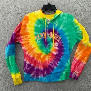 Tennessee Volunteers Hoodie Shirt Kids L Full Zip MultiColor Long Sleeve Tie Dye - Picture 1 of 13