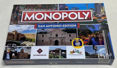MONOPOLY GAME : San Antonio USA Edition By Hasbro - New & Factory Sealed - Image 1 of 3