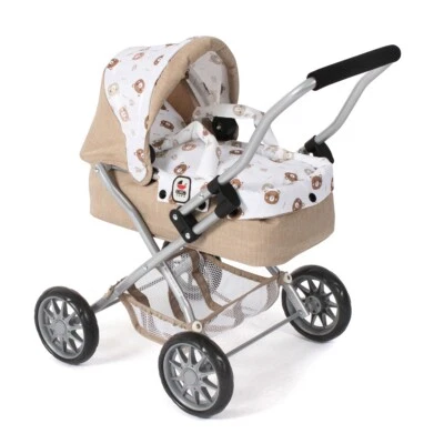 Bayer Chic 2000 Puppen Mini-Kuschelwagen SMARTY Bärchen beige TOP