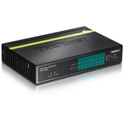 TRENDnet TPE-TG80G 8-Port Gigabit GREENnet PoE+ Switch - Image 1 of 3