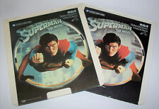 Vintage Superman The Movie CED RCA Selectavision Videodisc Set