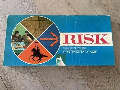 Risk Parker Brothers Continental Board Game - VINTAGE 1968 [100% COMPLETE] NICE - Image 1 of 4