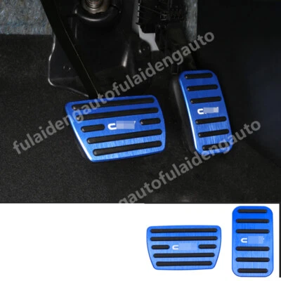 For Honda CR-V 2017-2022 blue Brake Foot Non Slip Accelerator Pedals Pad cover Foto 1 de 4