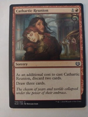 MTG Magic The Gathering Card Cathartic Reunion Sorcery Red Kaladesh 2016 - Image 1 of 2